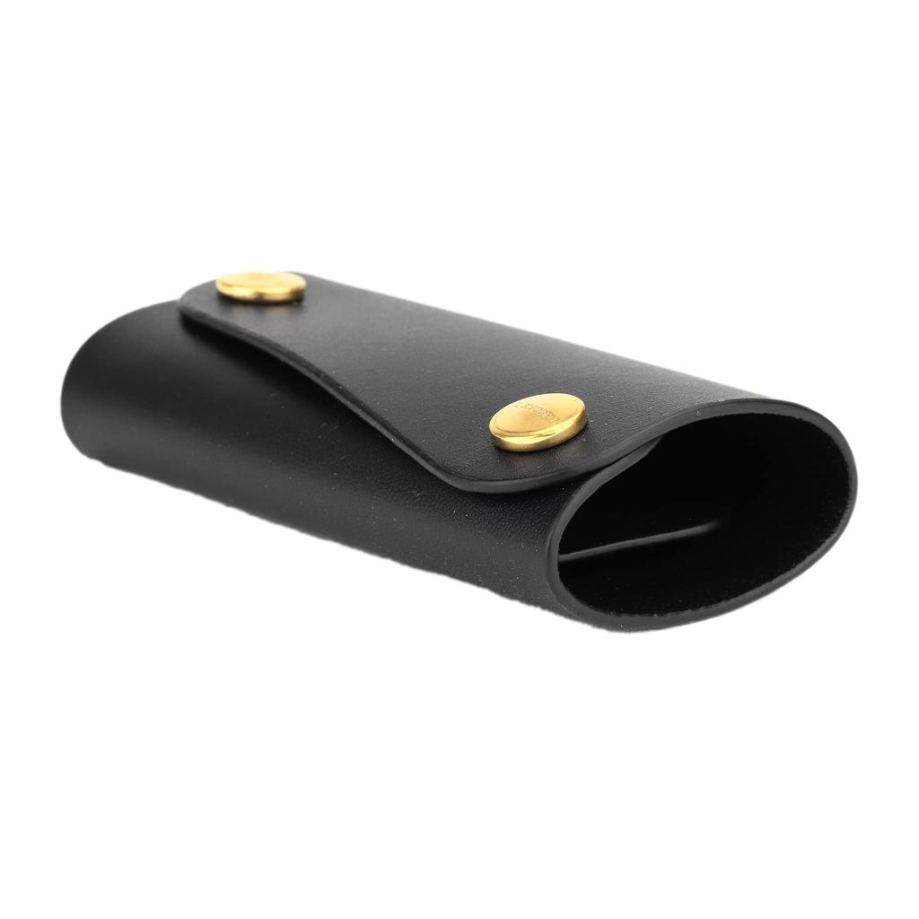 IL BISONTE Key Case SKH115 PV0039 BK255H IO KEYRING Black Black [Item]
