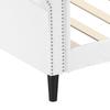 Vidaxl Sofa with Sleeping Function, White, 100X200 Cm, Faux Leather
