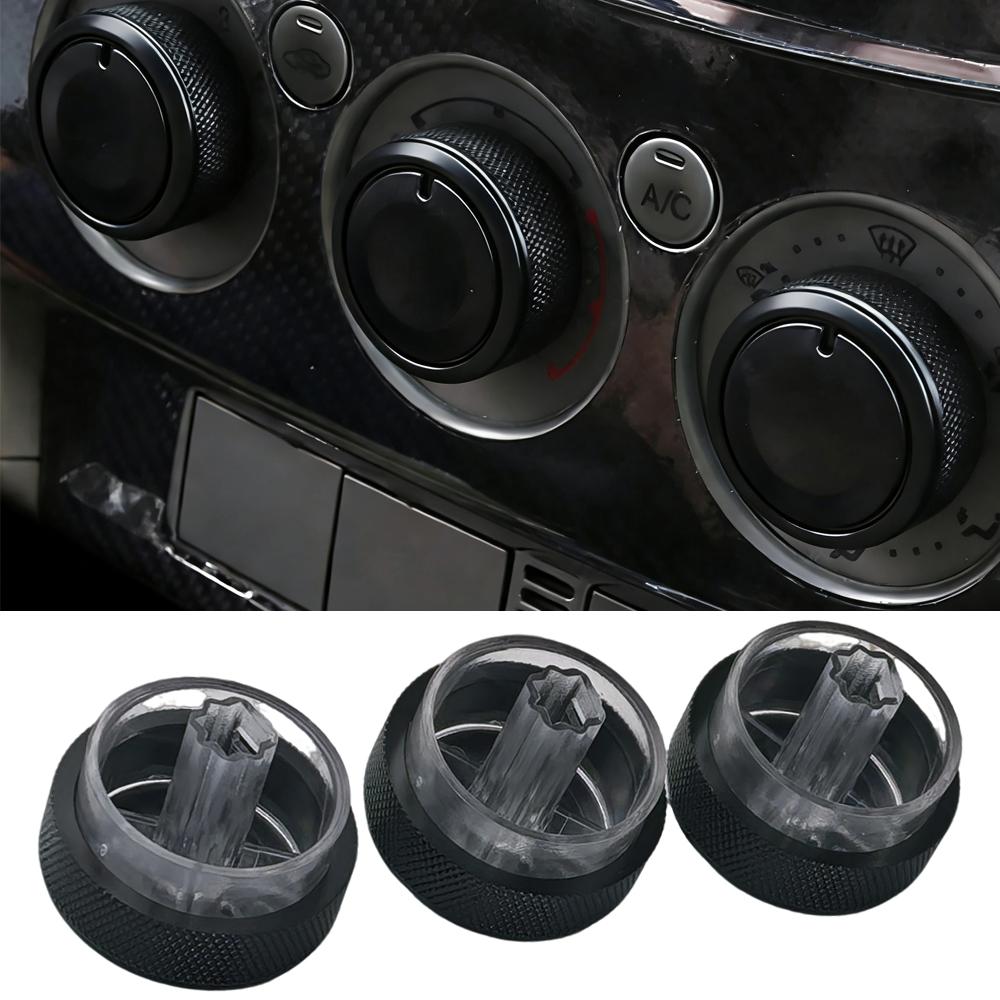 New Style 3pcs/Set Car Air Conditioning Turning Switch Knob AC Knob for Ford Focus 2 MK2 Focus 3 MK3 2005-2017 Mondeo C-MAX