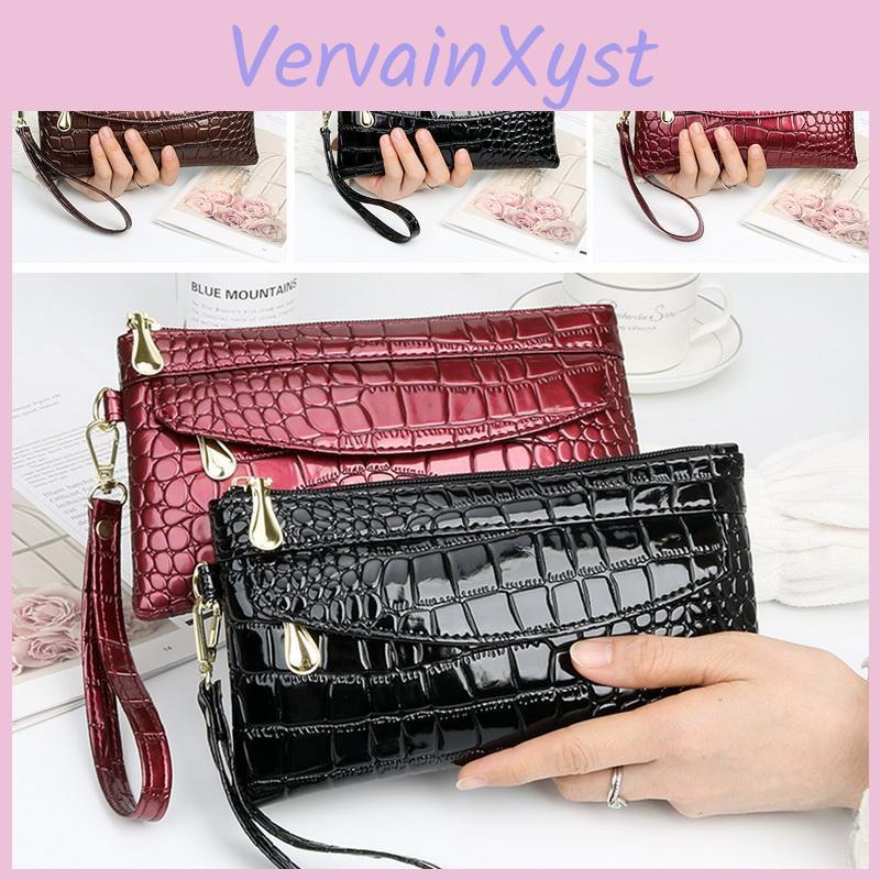 Lasual Lady Wallet Long Laamei Bright Face Clutch Zipper Phone Bag