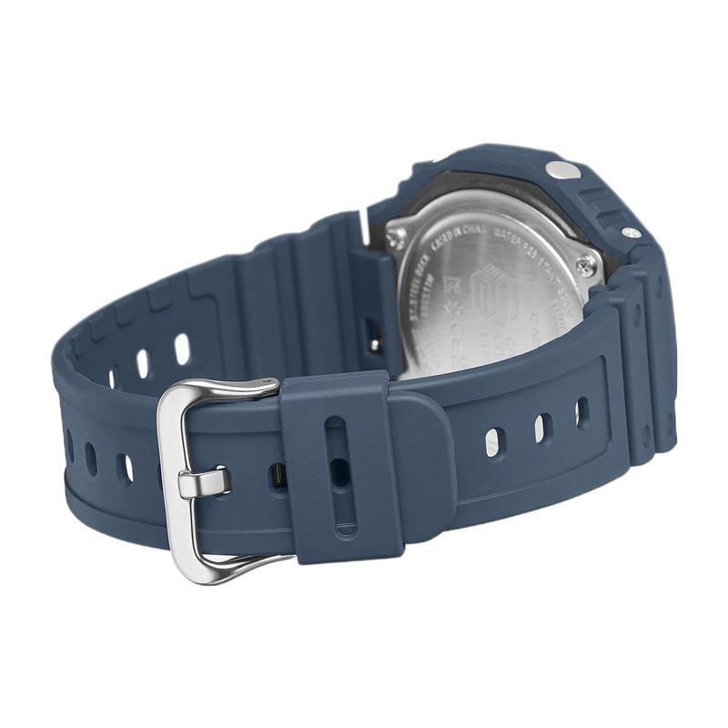 Casio LCD/Pointer Dual Display Series Classic Octagonal Carbon Fiber Core Protection Dual Display Solar Quartz Movement Resin Strap GA-B2100-2AJF