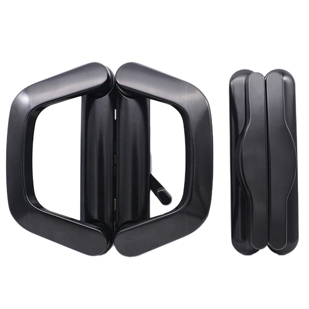

Black Door Handle Set Patio Sliding Door Handle Modern Finish Reliable Security Smooth Operation For Home Improvement Unilateral
