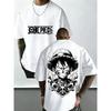 One Piece Anime Printed Men and Women T-shirt Casual Short-sleeved Top Fashion Street Wear Y2K Summer Harajuku Style Streetwear