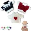 Airtone Plush Clothes Set, 10cm, 3-Piece Set, Cute Oversized Style, Dress Up As You Like, Soft Knit Material, Oshi-Nui (Type A)