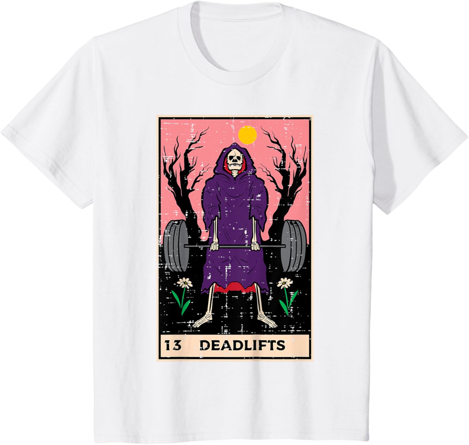 

Gym Grim Reaper Tarot Deadlift Fun Workout Fitness Women Men T-Shirt Casual Funny Camisa Sport Top Graphic T Shirts 5XL різнокольоровий