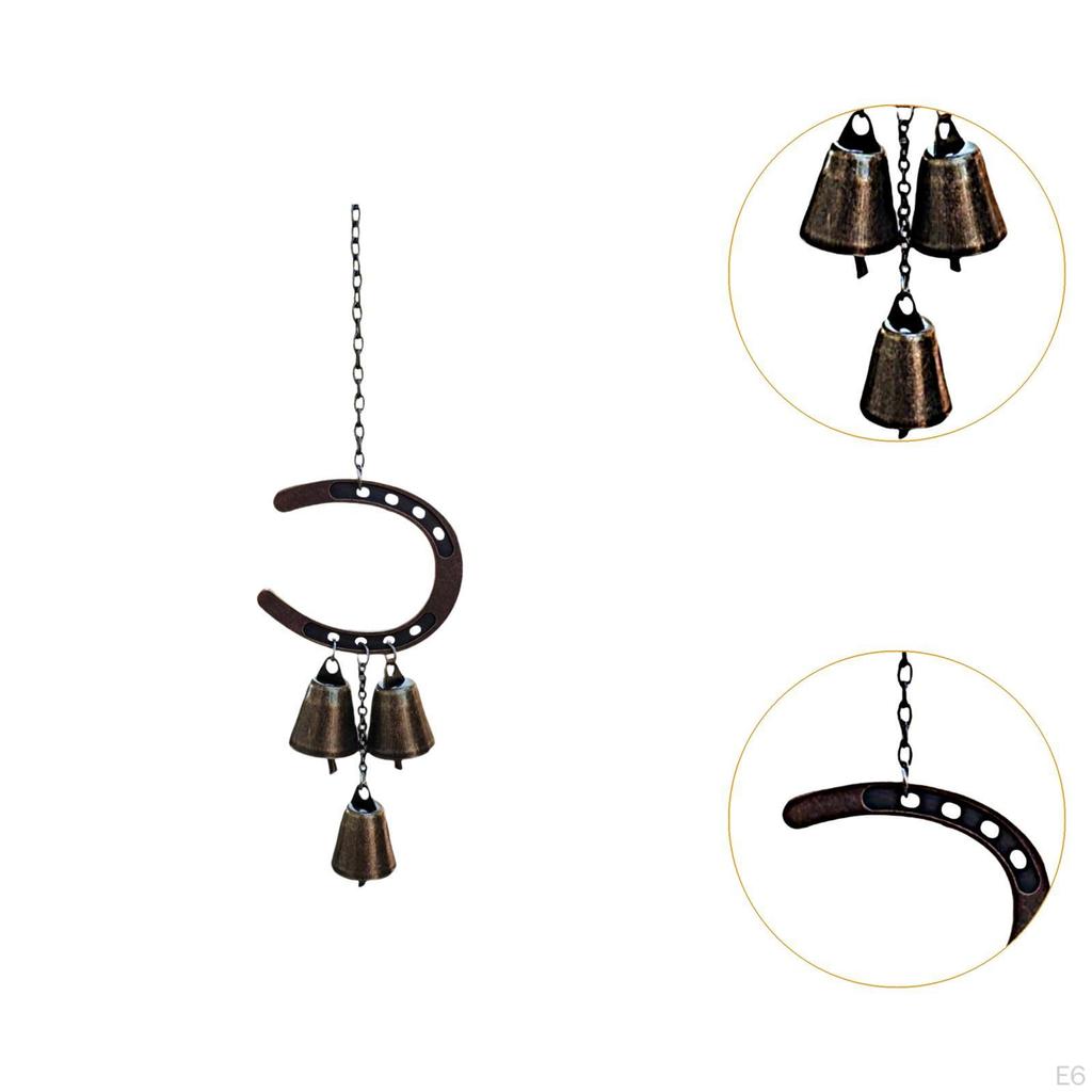 -Shaped Hanging Wind Chime for Outdoor Use