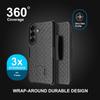 Case for Galaxy S26+ - TPU+PC, Black, With Stand