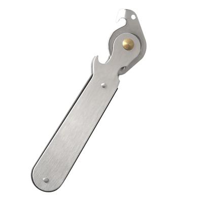 Manual Stainless Steel Can Opener Jar Lid Remover Multi Functional Easy Grip Bottle Opener Kitchen Tool