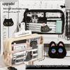 Adorable Black Cat Pencil Case 2025: Spacious and Stylish for Boys and Girls