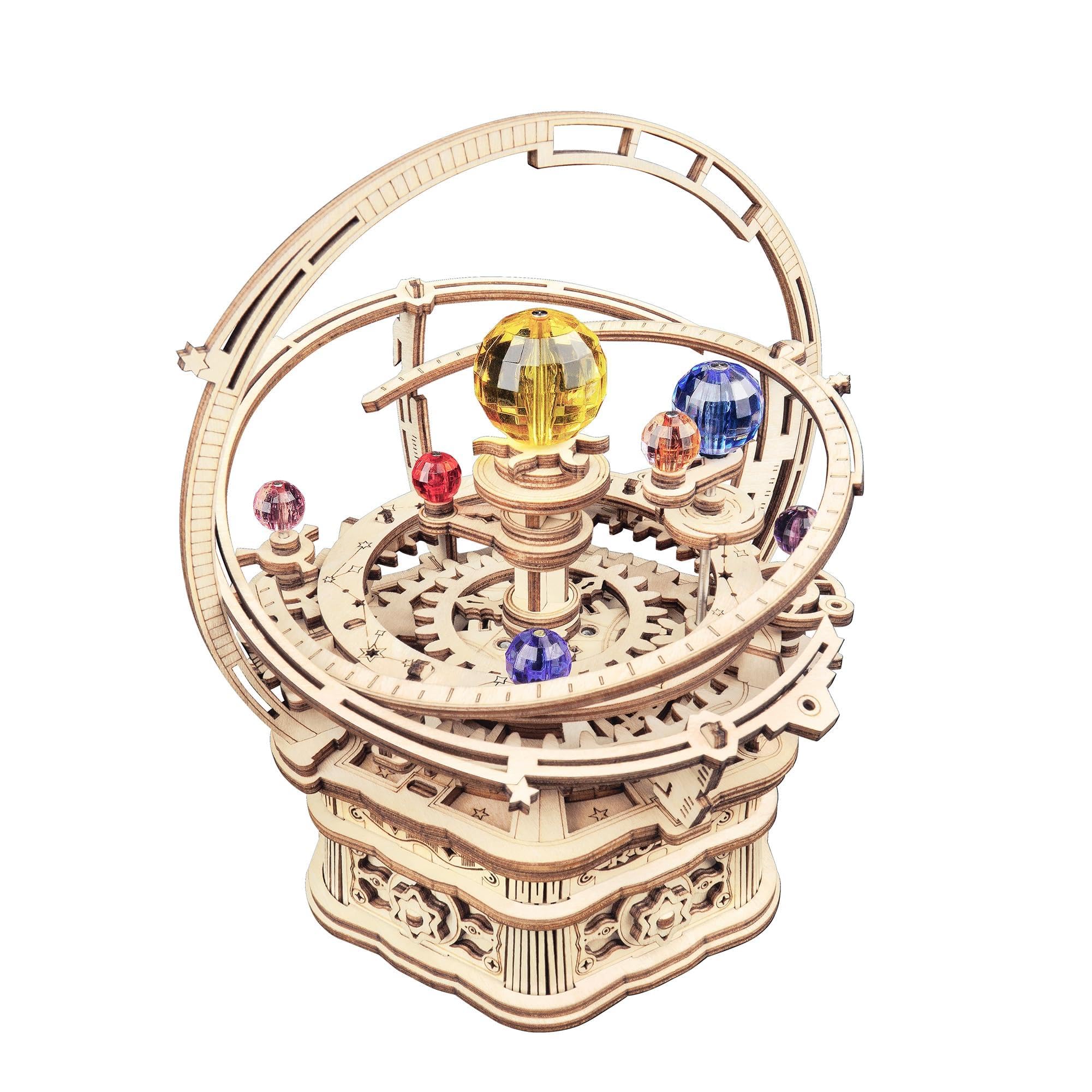 

ROKR 3D Wooden Puzzle, DIY Music Box, Popular Craft, Stylish Home Decor, Toy, Birthday Gift for Ages 14 and Up (Starry Sky)