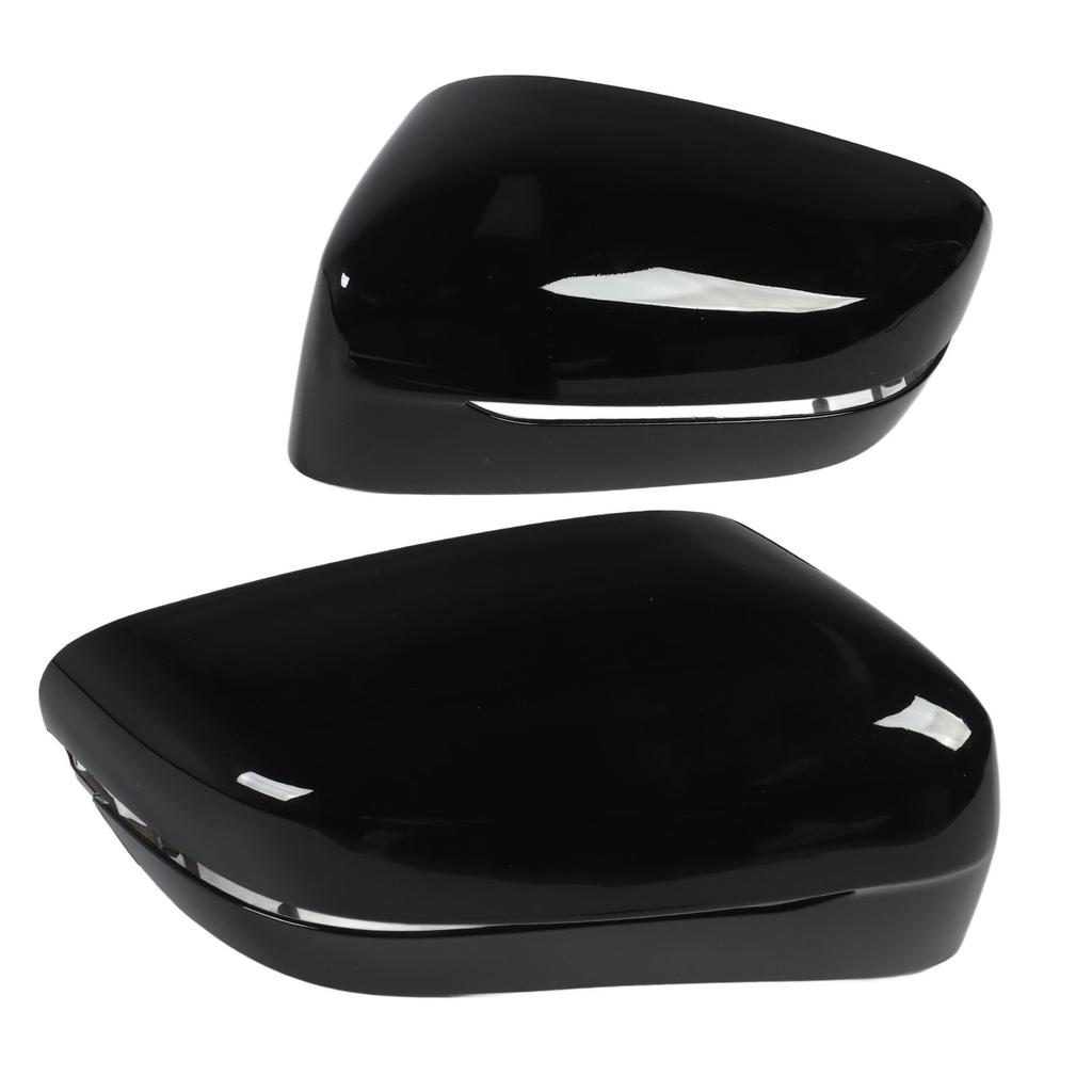 2ks Krytka zpětného zrcátka 51167422719 Lesklá černá krytka bočního zrcátka pro řadu 5 Series 6