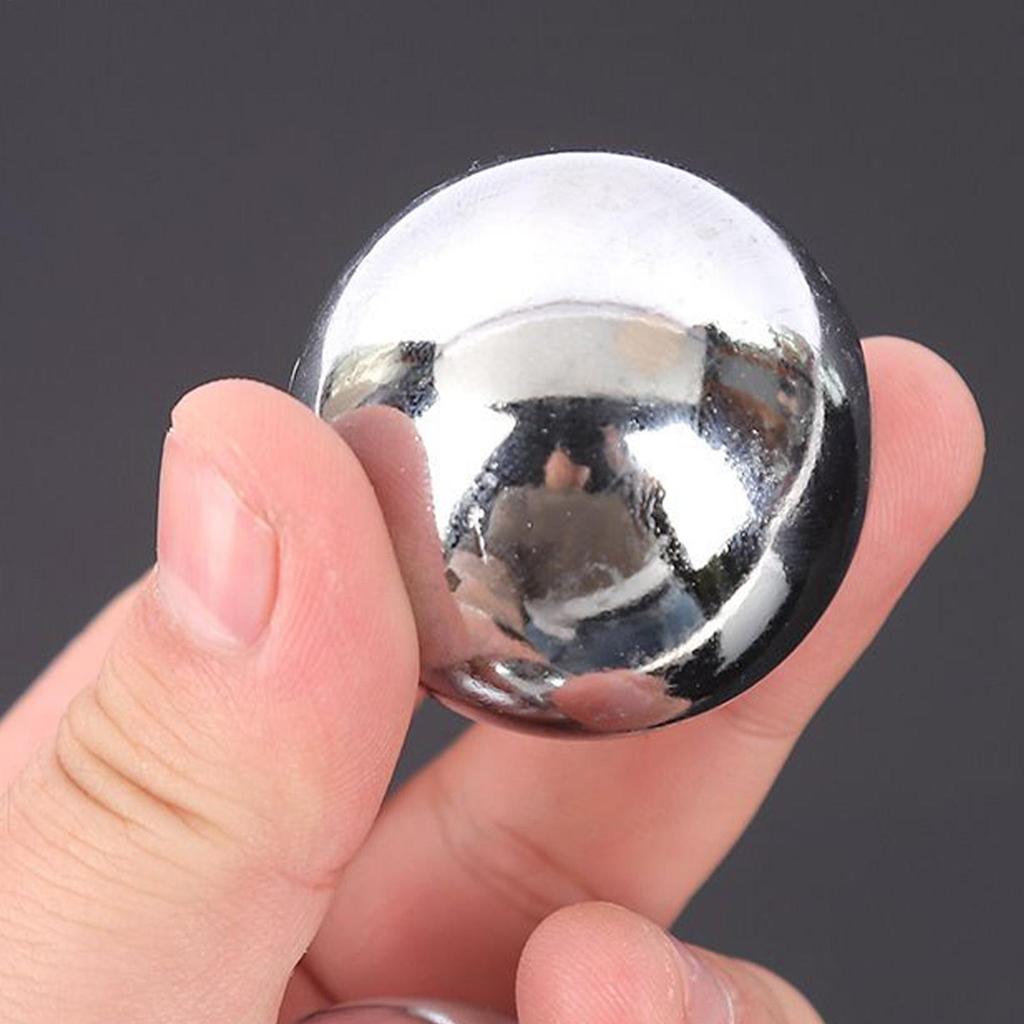 Chinese Baoding Balls 2pcs Hand Exercise Spheres Meditation Stress Relief Tool for Office Home Travel Fitness Relaxation Therapy