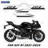 For YZF R1 YZF-R1 2020 2021 2022 2023 2024 Motorcycle Racing Fairing Stickers Reflective Body Decoration Decal Sticker