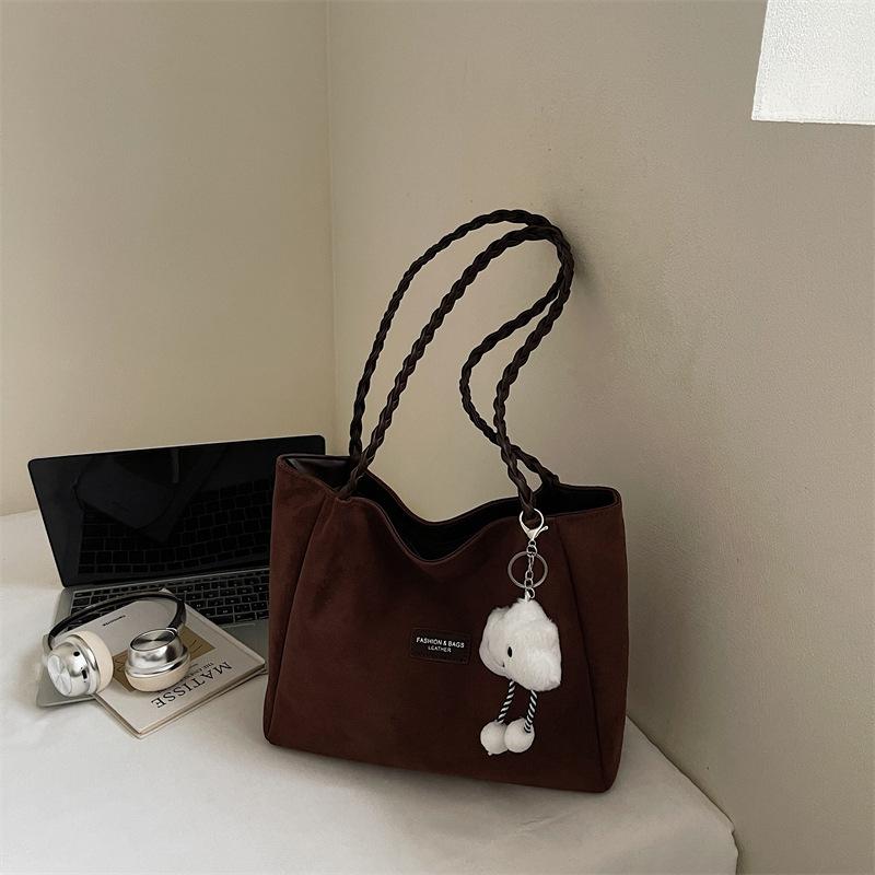 Borsa Casual di Grande Capacità per Donne, Studentesse Universitarie, Borsa per le Lezioni, Borsa Tote Monospalla alla Moda per il Pendolarismo