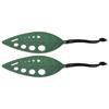 Herb Stripper Multifunctional 9 Holes Stainless Steel Vegetable Leaf Remover with Protective Holder