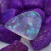 Boulder Opal 10.90 Ct Lab Created Fancy Stunning Certified Loose Gemstone