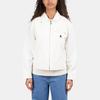 Carhartt WIP Solid Color Zip Long Sleeve Work Jacket Women jackets White I034844-0DJ-02
