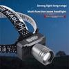 Rechargeable Telescopic LED Headlight Outdoor Wearable Strong Light for Night Riding And Fishing - Adjustable Focus