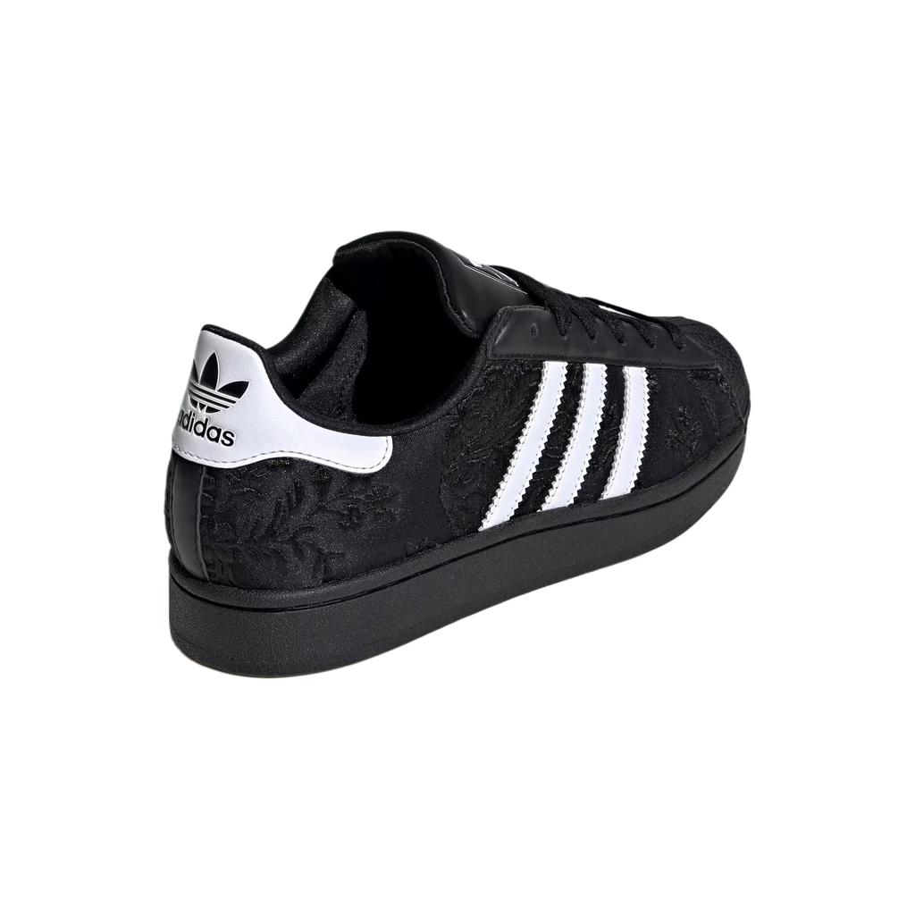 adidas Tênis Feminino Originals Superstar 2 de Couro com Bico Redondo, Cadarço, Confortável, de Cano Baixo KI4171