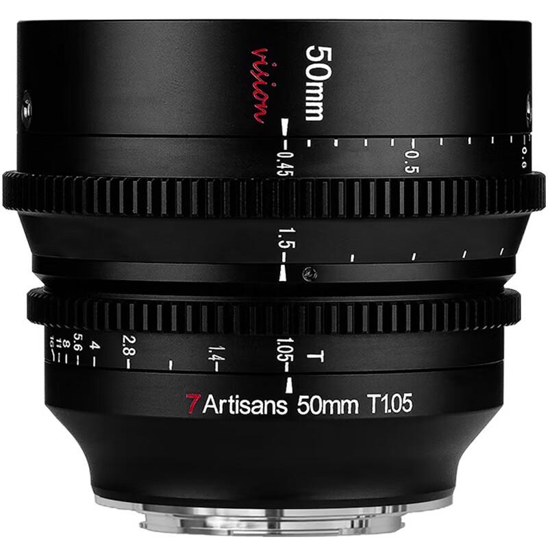 Кинообъектив 7Artisans Vision Series 50mm T1.05 для APS-C