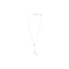 Swarovski Original Rhodinierte Y-Halskette Damen Halskette Weiß 5467313