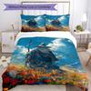 Lord Rings Quilt Cover Set Perfect for Playroom Machine Washable Perfect Gift for Friends Family