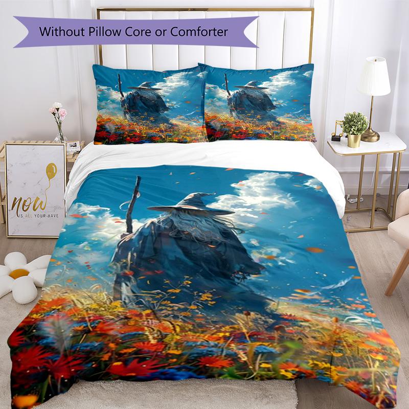Lord Rings Quilt Cover Set Perfect for Playroom Machine Washable Perfect Gift for Friends Family