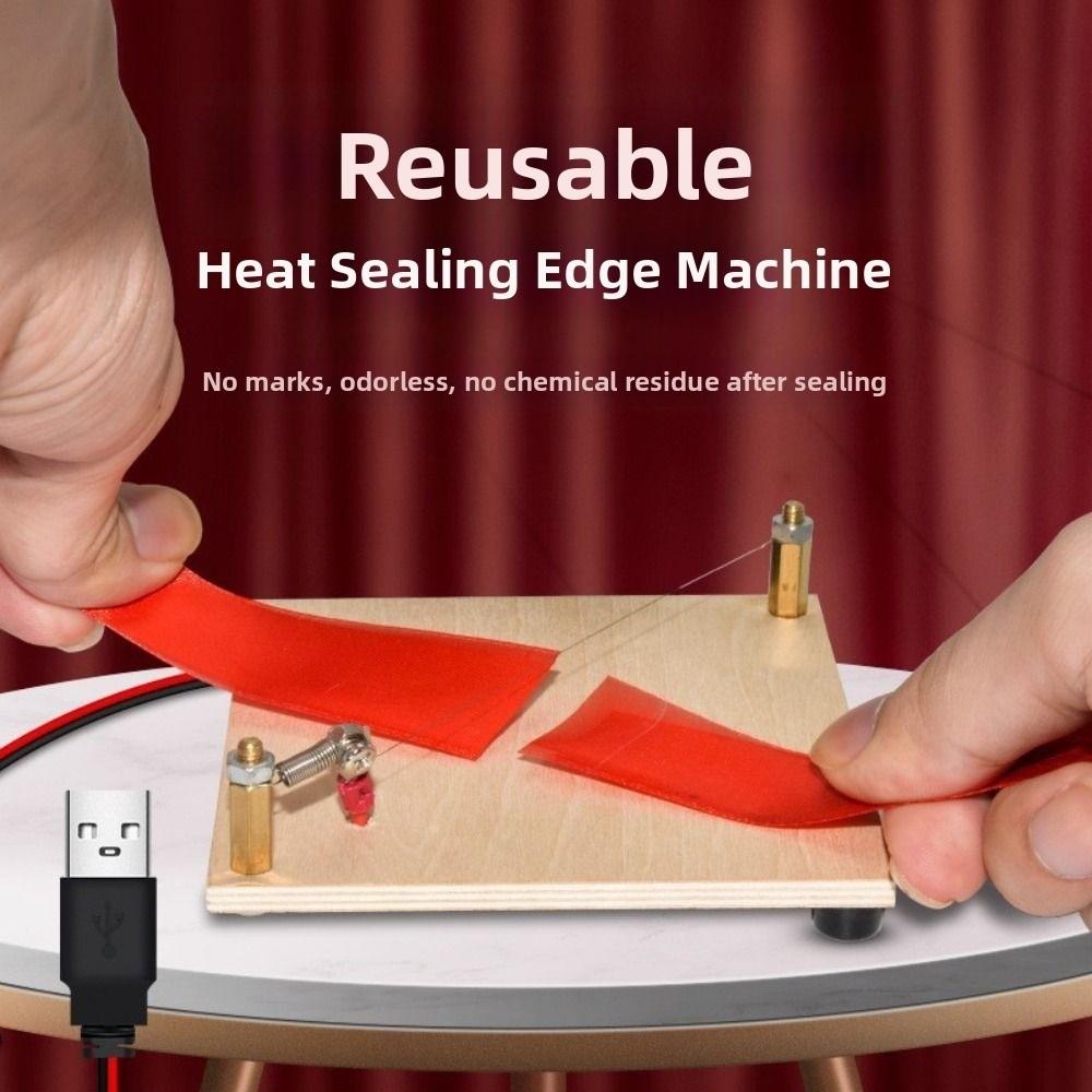 Wielokrotnego użytku Termiczna Maszyna do Cięcia Mini Bawełniana Wstążka Przycinanie Taśmy Artefakt Projekty Szycia
