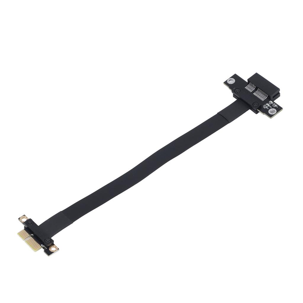 PCIe 3.0 1x to 1x Extension Cable 180 Degree Flexible 8Gbps High Speed PCI Express Gen 3 1x to X1 Riser Extender 20cm