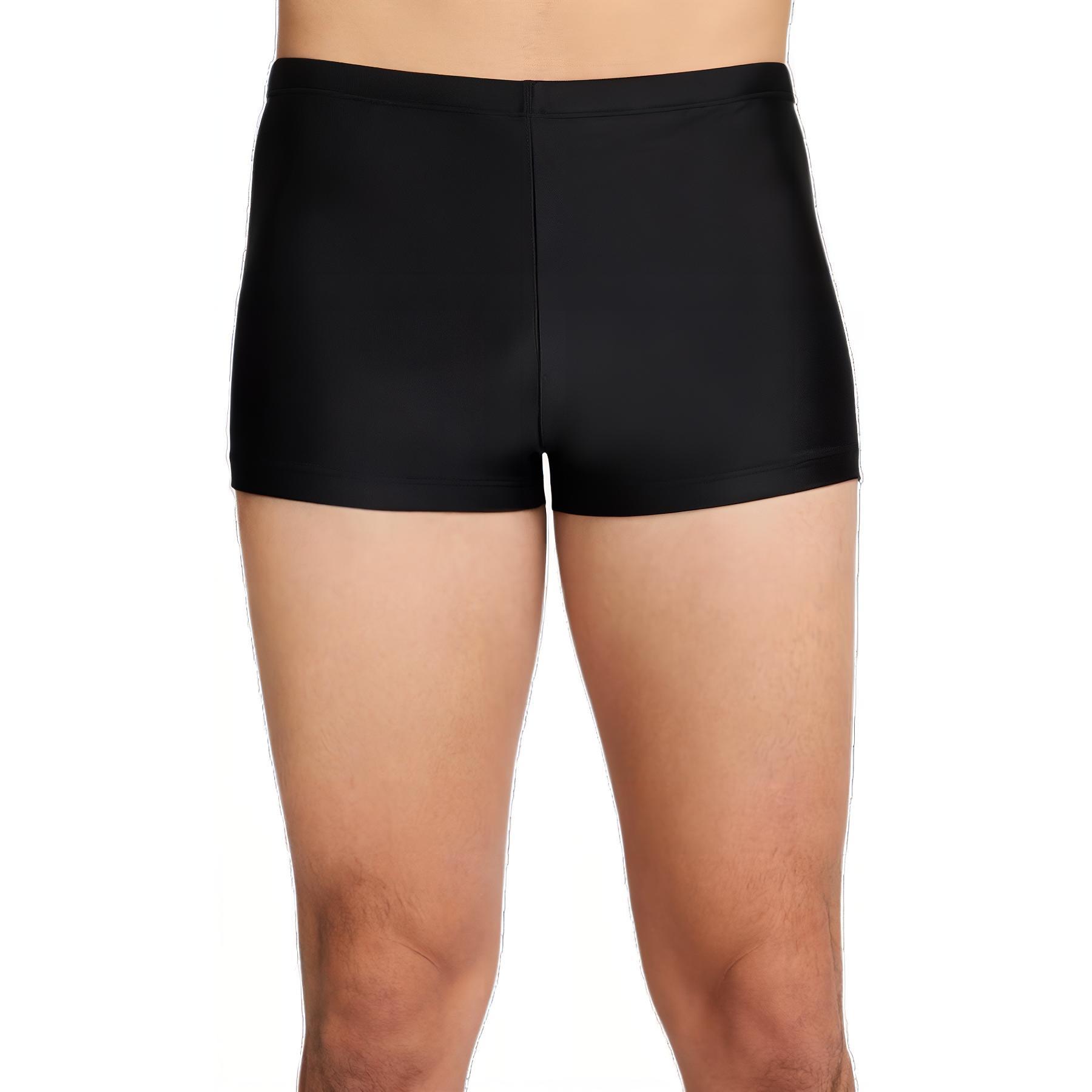 

Nike Logo Print Chlorine Resistant Swim Tights Men swimwear Black Shock-Green FZ6260-010 M