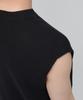 MUSINSA STANDARD Textured Crew Neck Knit Vest [Black]