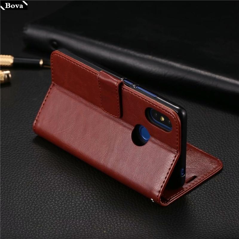 Hülle Xiaomi Mi 8 Pro PU-Leder Flip Case Kartenhalter Abdeckung Hülle für Xiaomi Mi 8 Lite Mi8 Explore Brieftasche Hülle Business Vintage