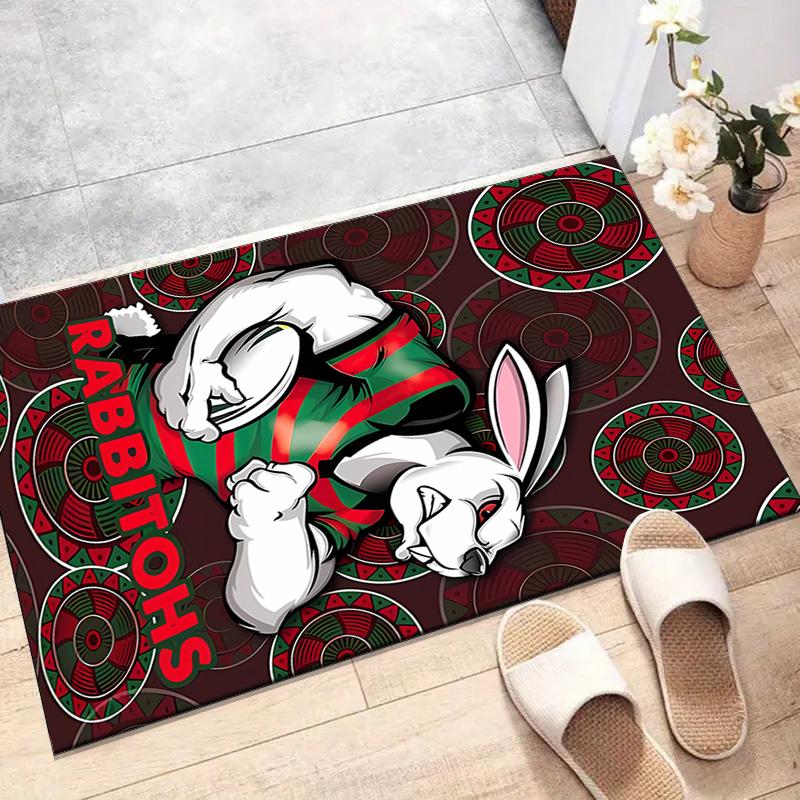1 Stück Fußballmannschaft (66) Design Bedruckter Teppich für Schlafzimmer Wohnzimmer Heimdekoration Teppiche Matte Rutschfeste Matte Teppich für das Bett