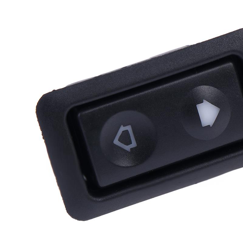 1Pc Universal 6Pin 12V/24V Car Electric Window Switch Power Window Switch For All Cars With Green Led Light Button Switch