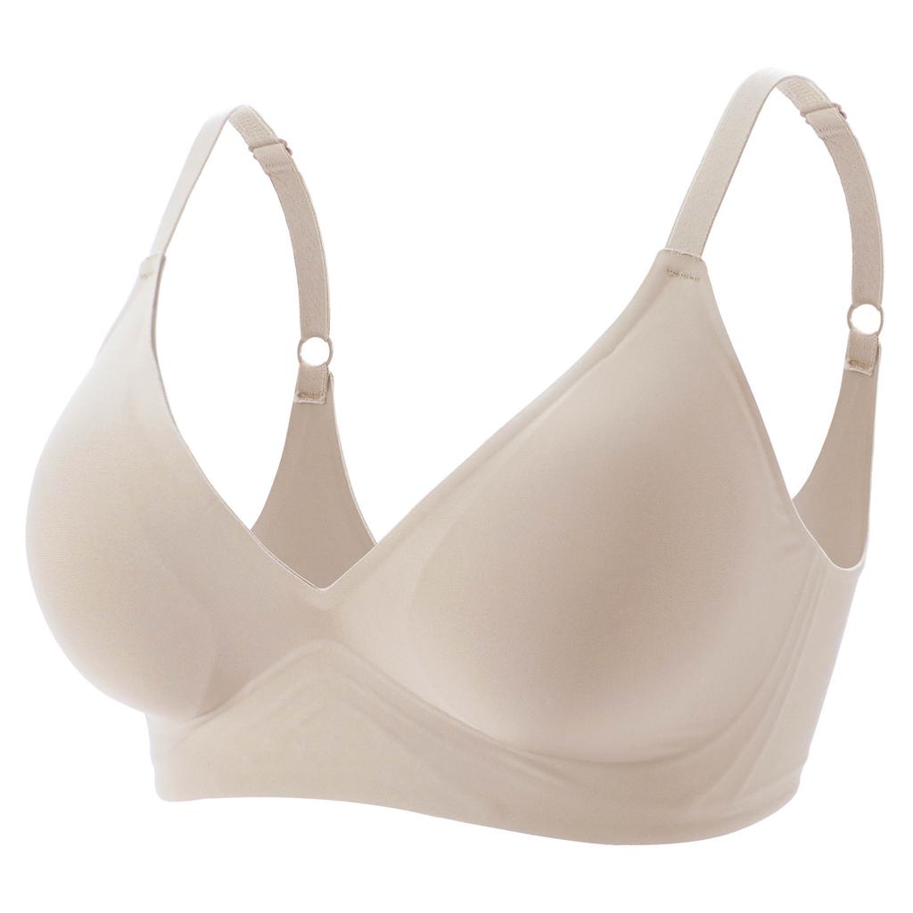 Nahtloser Unsichtbarer Trägerloser BH für Damen Weiche Gelee-Stütze Hebend Sammelnd Komfort Bare Feel Intimates für Kleine Oberweite