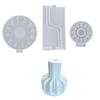 Unique Flower Vases Silicone Mold Creative Silicone Mold for Modern Flower Holder Practical Flower Arrangers Mold