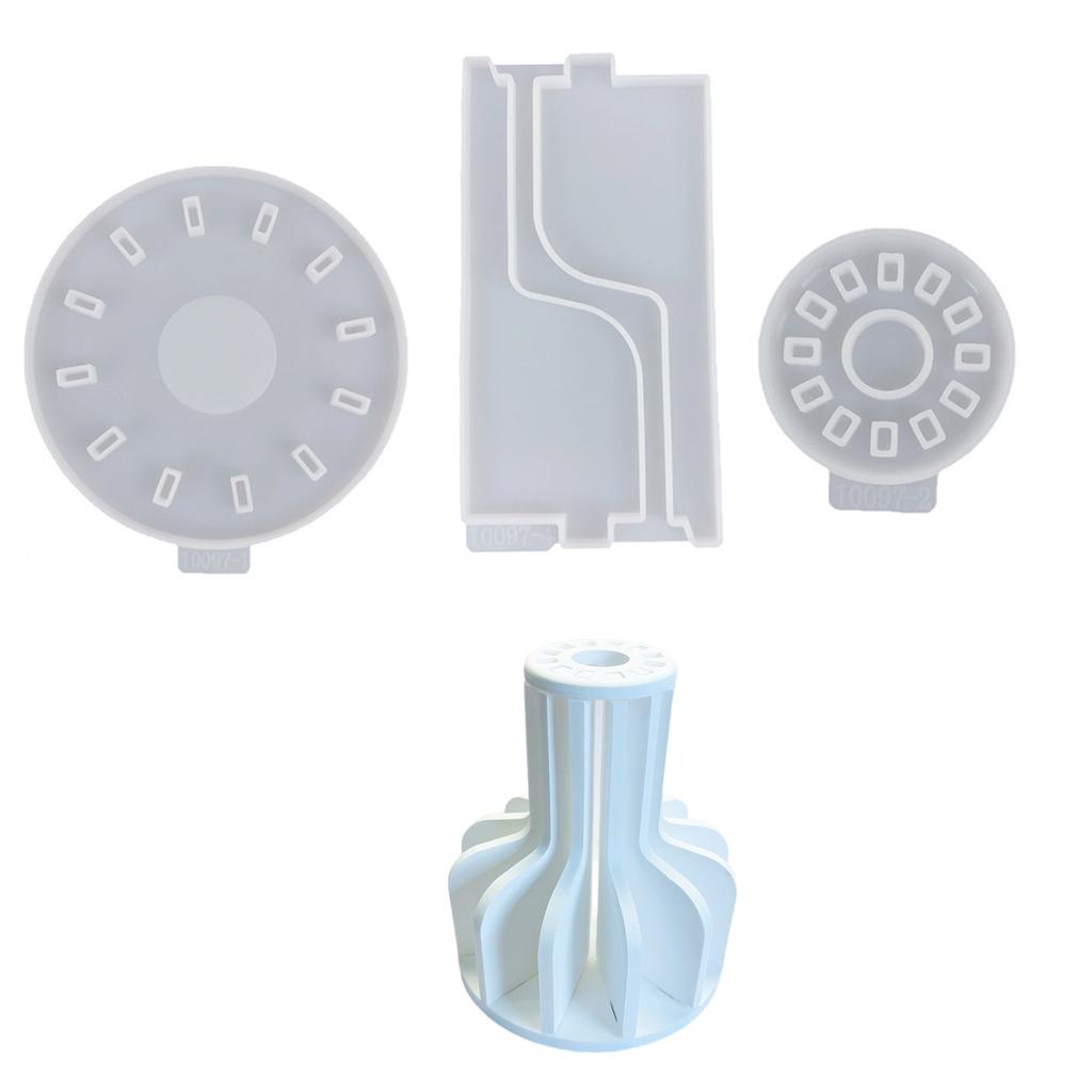 Unique Flower Vases Silicone Mold Creative Silicone Mold for Modern Flower Holder Practical Flower Arrangers Mold