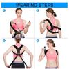 Polyester Back Brace Posture Corrector Adjustable Back Posture Corrector Back Straightener  Beauty