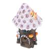 Flower House Statue Solar Light Yard Lawn Ornament Decoration Solar Mushroom House Statue Light for 