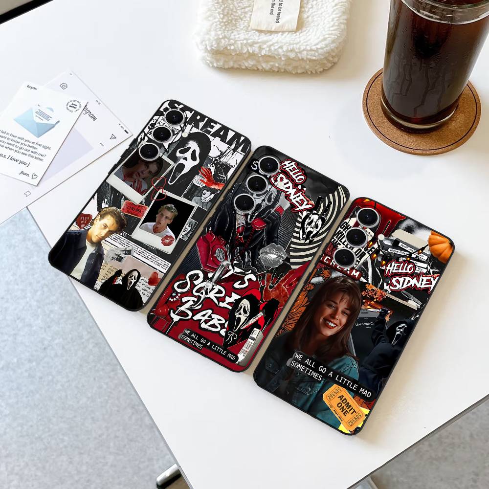 Horor S-scream Dead Phone Case For Samsung S 24 Fe 25 Ultra Plus 20 Lite 21 30 22 23 24 22 Ultra 5G Fundas