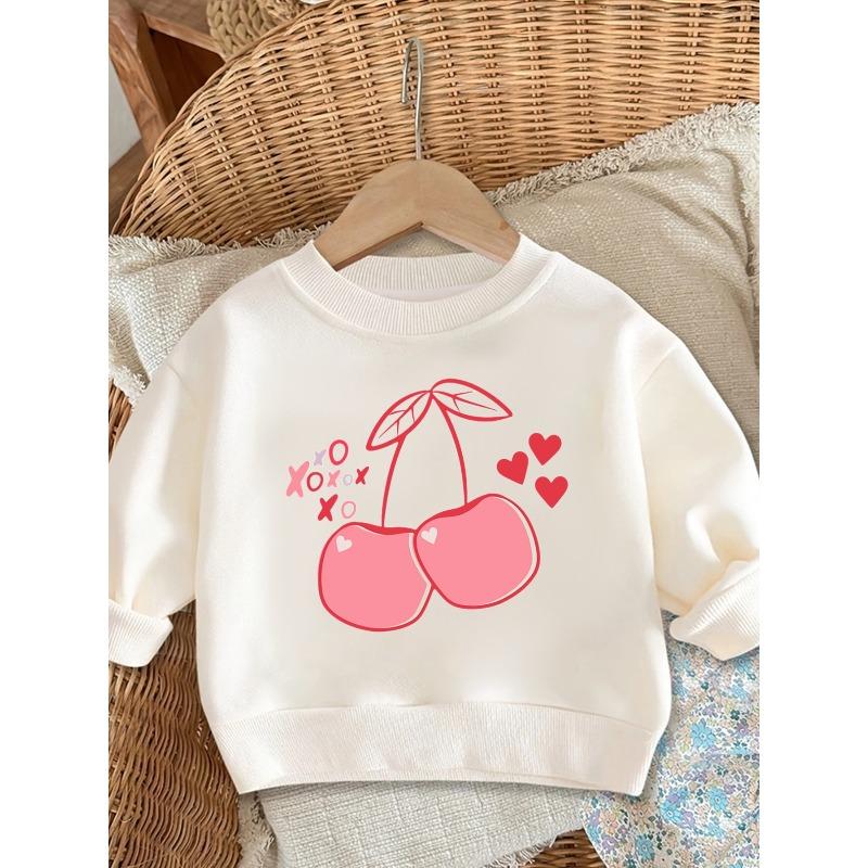 European Size Cute Printed Pattern Baby Unisex Comfortable and Simple Round Neck Hoodie