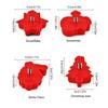 BEPAN 1 Set 3D Cartoon DIY Christmas Festival Creative Press Cookie Cutter Set of 4 Home Kitchen Baking Tools Household Goods