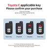 Zinc Alloy Car Key Case Cover For Toyota Camry Corolla RAV4 Highlander Avalon 2015 - 2017 Smart Control Protector Shell Holder