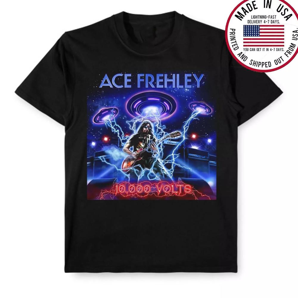 

ACE FREHLEY shirt Short Sleeve Unisex T Shirt Gift For Fans Men S-5XL Unisex T-Shirt XXL