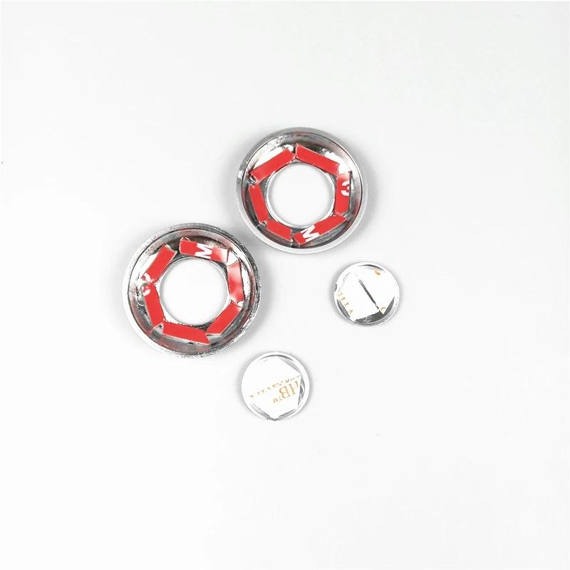 Car Headrest Adjustment Button Sequins Trim Decoration For Mercedes Benz C E Class W205 W213 GLC X253 2016-2018 Accessories