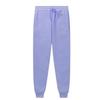 Joggers Unisex a Vita Alta Multicolore in Pile con Polsini Larghi per Tempo Libero & Sport