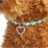 Fashion Pet Puppy Dog Cat Piggy Pearl Necklace Pet Accessories Love PendantPets Dogs Cats Collar