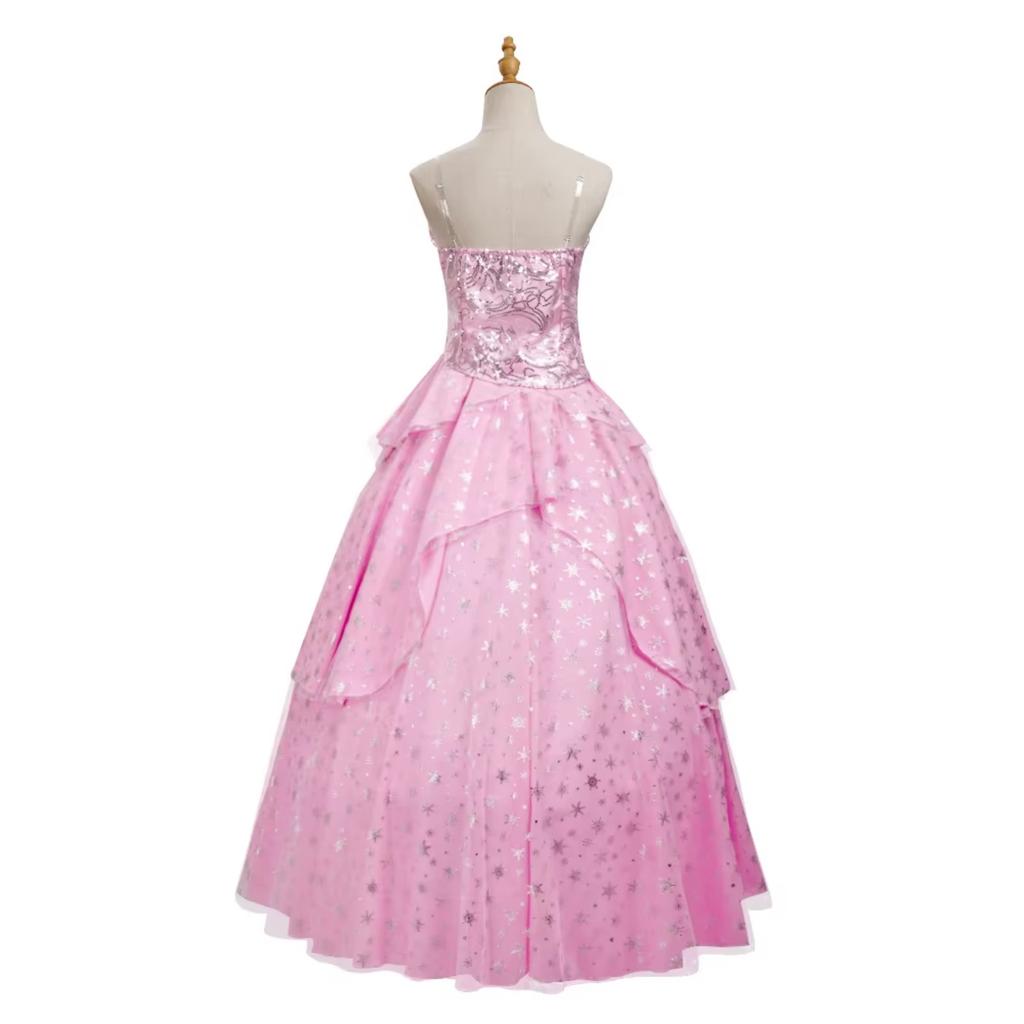 Cosplay Costume Magical Witch Glinda Cos Full Sets Coat Uniform For Women Party Roleplay Outfit Hall