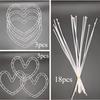 Plastic Frames Flower Arrangement Holder Flower Arrangement Packaging Accessories Bouquet Packaging Holder DIY