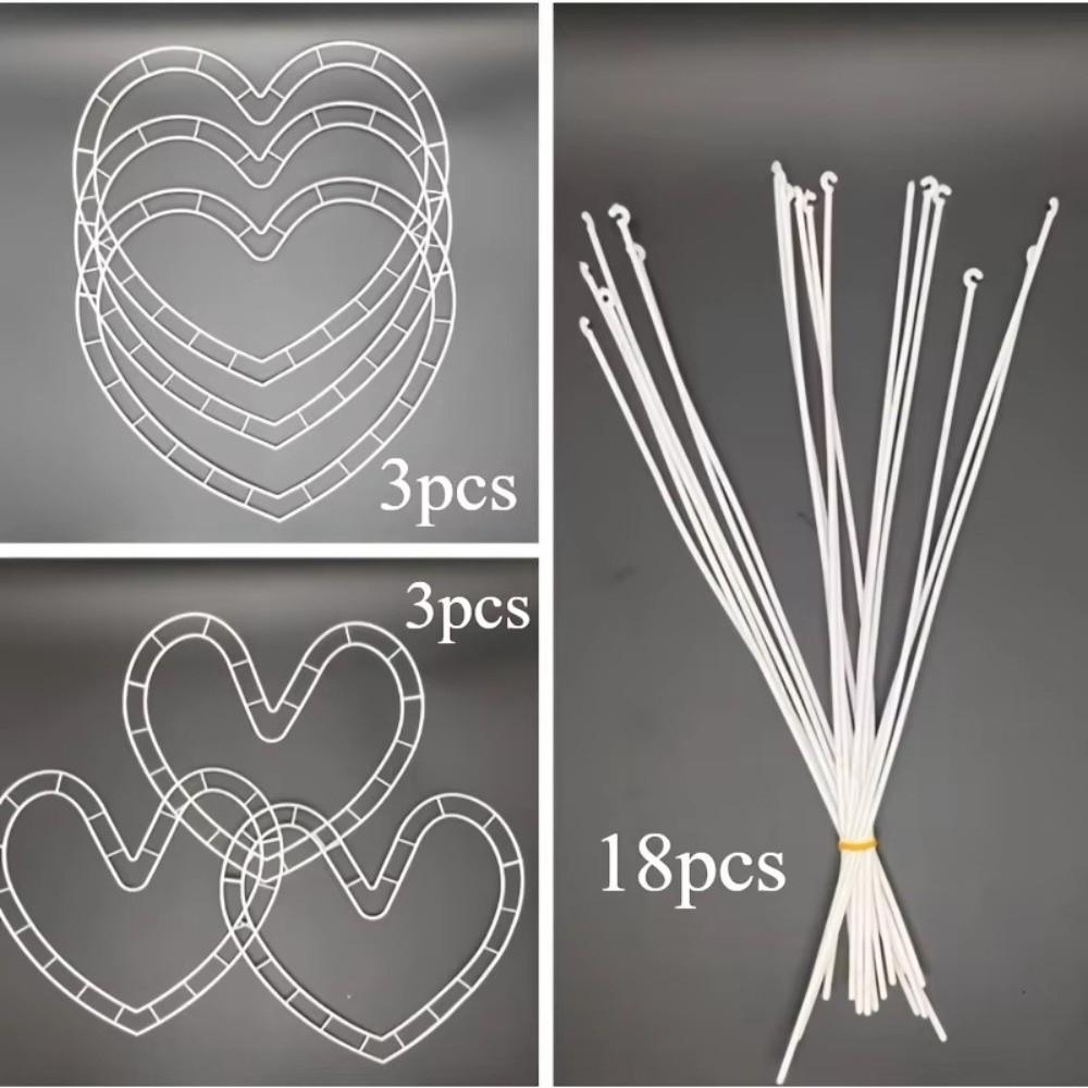 Plastic Frames Flower Arrangement Holder Flower Arrangement Packaging Accessories Bouquet Packaging Holder DIY